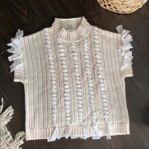 Club Monaco Ruffled Sweater